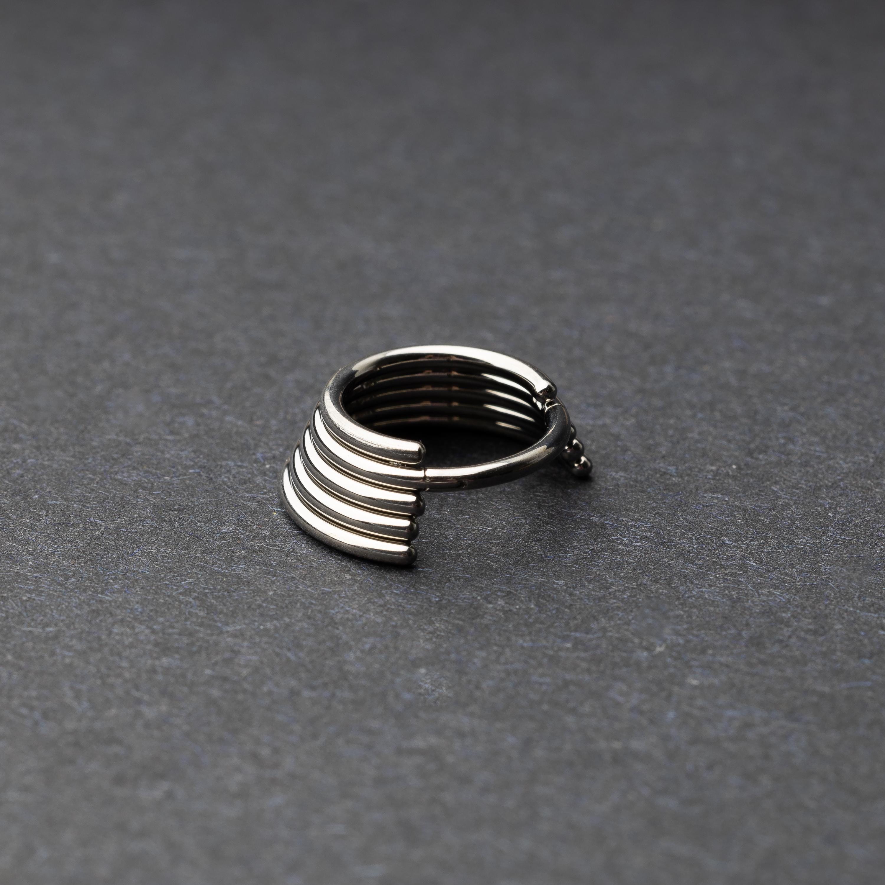 Titanium Stacked Septum Ring