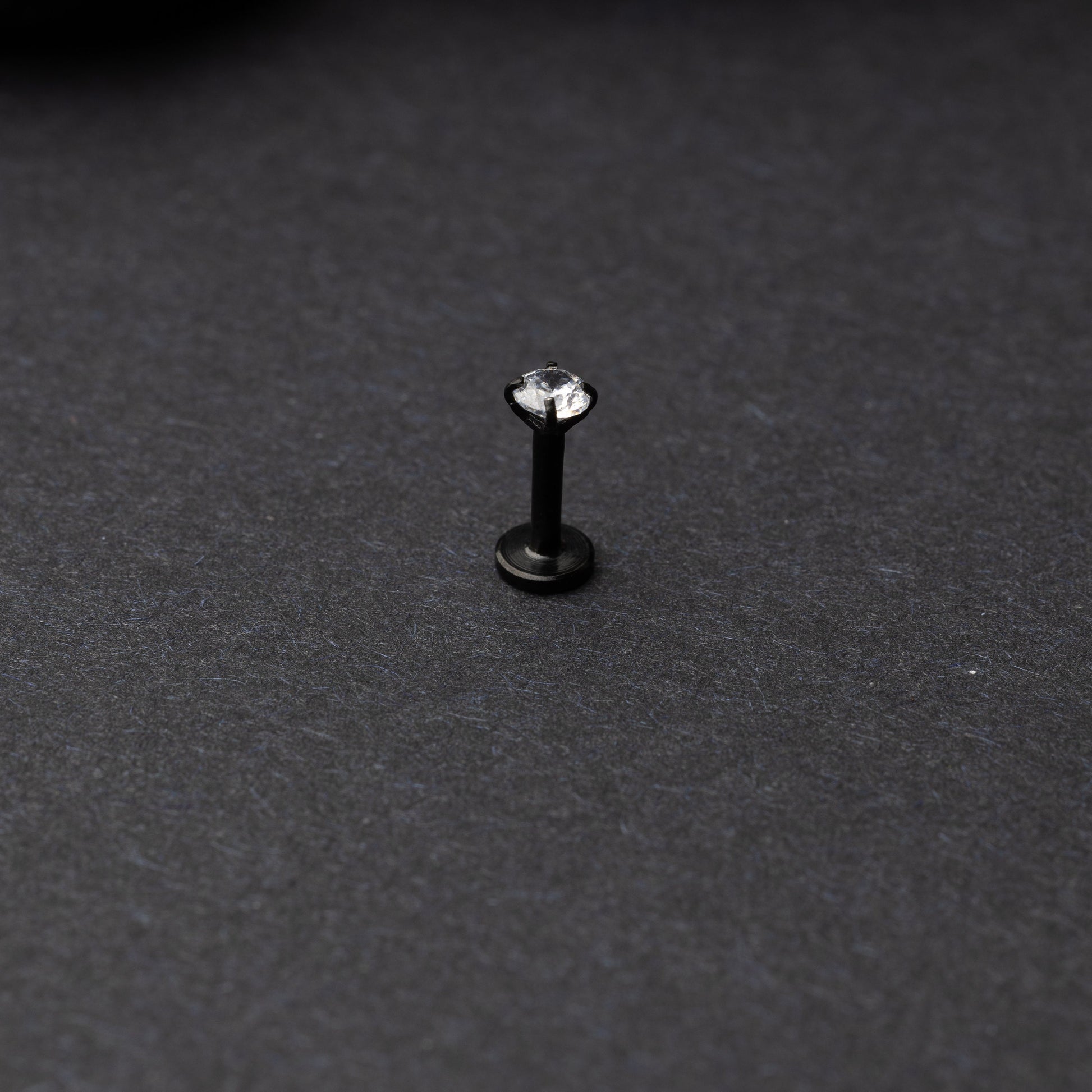 Black Jewelled Flat Back Bar