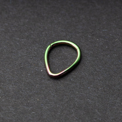 Rainbow Teardrop Clicker displayed on a dark background