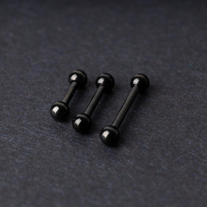Small Black Barbell